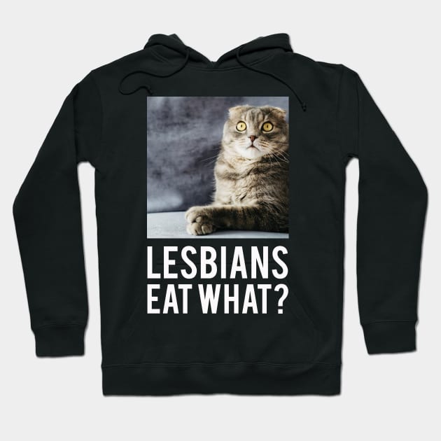 Lesbians Eat What? Hoodie by chelbi_mar